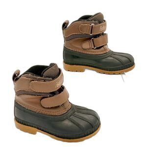 Fisher-Price Smokey Toddler Duck Boots Brown & Black size 8